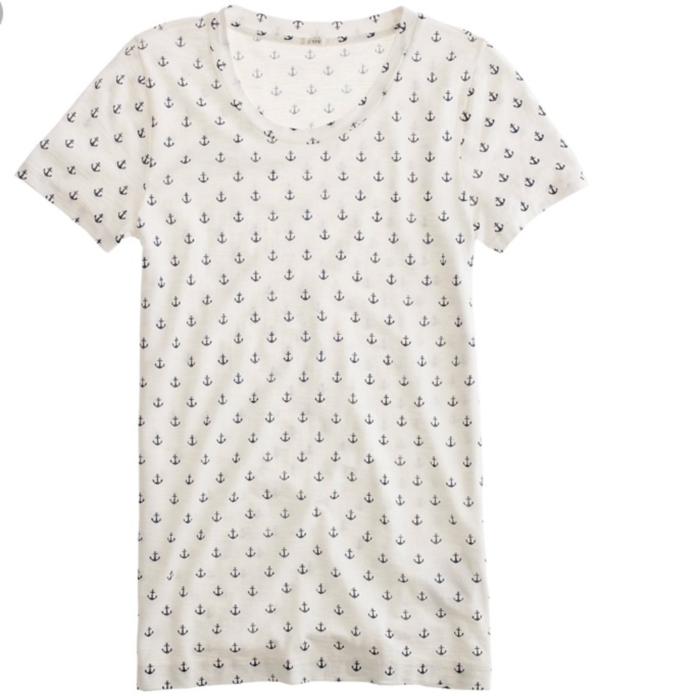 J. Crew collection tees anchor shirt
